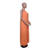 Sexy Slash Shoulder Sling Loose Jumpsuit QYXZ-9911