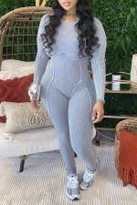 Fashion Long Sleeve O Neck Jumpsuit GBGF-55009