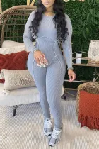 Fashion Long Sleeve O Neck Jumpsuit GBGF-55009