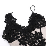 Sexy Slim Lace Irregular Vest FL-23718