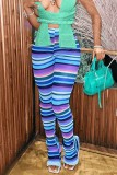 Fashion Stripe Print Knits Pants GBGF-2320