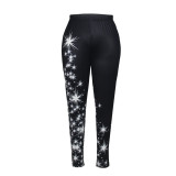 Plus Size Print Slim Pants XHSY-19845