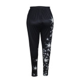 Plus Size Print Slim Pants XHSY-19845