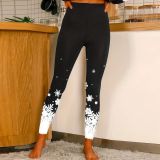 Plus Size Print Slim Pants XHSY-19845