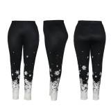 Plus Size Print Slim Pants XHSY-19845