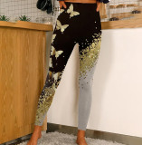Plus Size Print Slim Pants XHSY-19845