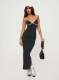 Sexy Sling Slim Split Long Dress YD-8802