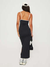 Sexy Sling Slim Split Long Dress YD-8802