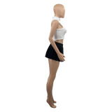 Solid Color Sexy Mini Pleated Skirt ANDF-1347