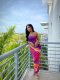 Sexy Print Wrap Chest Tight Maxi Dress QYXZ-9910