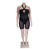 Fashion Mesh See Through Sport Suit QYXZ-9981
