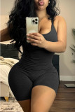 Solid Color Tight Sport Yoga Romper GYZY-8885