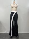 Solid Color Patchwork Casual Pant OD-8672