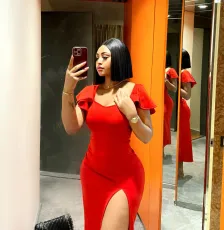 Solid Color Ruffles Sleeve Split Midi Dress ML-7561