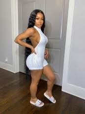 Sexy Sleeveless Backless Romper GCNF-0217