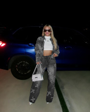Fashion Denim Long Sleeve Two Piece Pants Set CM-8710