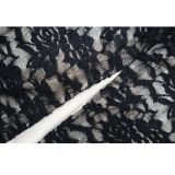 Sexy Sling Lace Solid Color Maxi Dress YF-10711