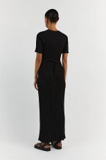 Short Sleeve O Neck Knits Maxi Dress GFQS-2008
