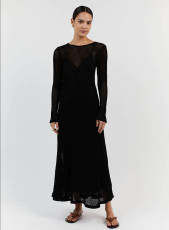Beach Vacation Knit Cutout Long Dress GFQS-1221