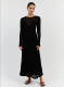 Beach Vacation Knit Cutout Long Dress GFQS-1221