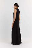Sleeveless Knits Tassel Maxi Dress GFQS-084