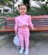 Kids Girl's Solid Color Long Sleeve Sport Sweatshirts Set GYAY-M8029 