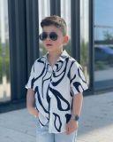 Kids Boy's Stripe Print Loose Shirt GYAY-M8064 