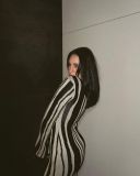 O Neck Long Sleeve Slim Print Maxi Dress GFQS-N6003