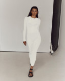 See Through Knits Long Sleeve Maxi Dress GFQS-1227