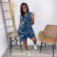 Camouflage Print Sleeveless Loose Romper SMD-24019