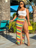 Crochet Tassel Bandage Beach Half Skirt GDYF-6905