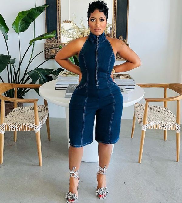 Fashion Denim Sleeveless Zipper Jumpsuit MEM-88558