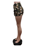 Casual Camoulflage Print Mini Skirts  MEM-88556