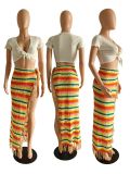 Crochet Tassel Bandage Beach Half Skirt GDYF-6905