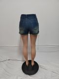 Fashion Denim Bandage Shorts QXTF-8306