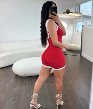 Casual Backless Tight Sleeveless Romper QXLB-10085