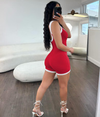 Casual Backless Tight Sleeveless Romper QXLB-10085