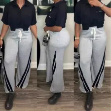 Casual Loose Patchwork Pants QYXZ-9170