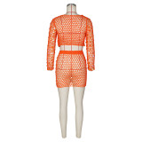 Sexy Crochet Sequin Beach Two Piece Skirts Set ZSD-Z0309