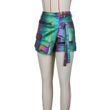 Fashion Irregular Multi-Pocket Shorts ZSD-0659