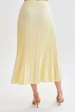 Press Pleated Casual Half Body Skirt  ANDF-2405