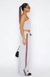 Casual Sport Sling Vest Two Piece Pants Set YD-8808