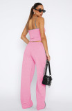 Casual Sport Sling Vest Two Piece Pants Set YD-8808