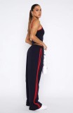 Casual Sport Sling Vest Two Piece Pants Set YD-8808