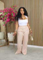 Loose Casual Drawstring Pants DDF-88233