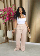 Loose Casual Drawstring Pants DDF-88233