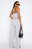 Casual Sport Sling Vest Two Piece Pants Set YD-8808