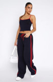 Casual Sport Sling Vest Two Piece Pants Set YD-8808