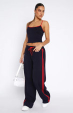 Casual Sport Sling Vest Two Piece Pants Set YD-8808