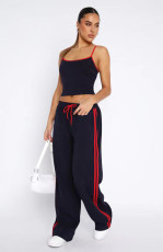 Casual Sport Sling Vest Two Piece Pants Set YD-8808